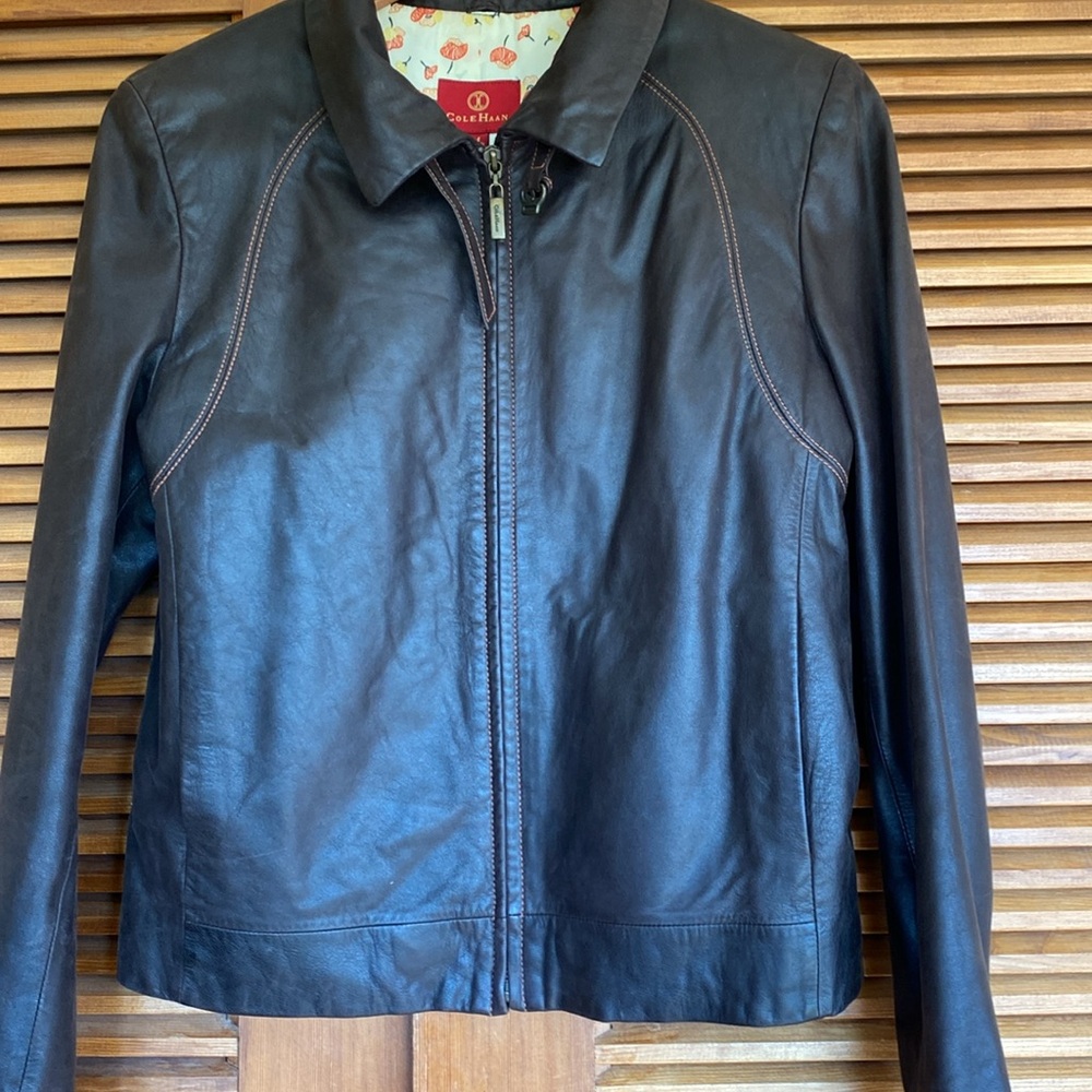 Cole Haan Leather Jacket